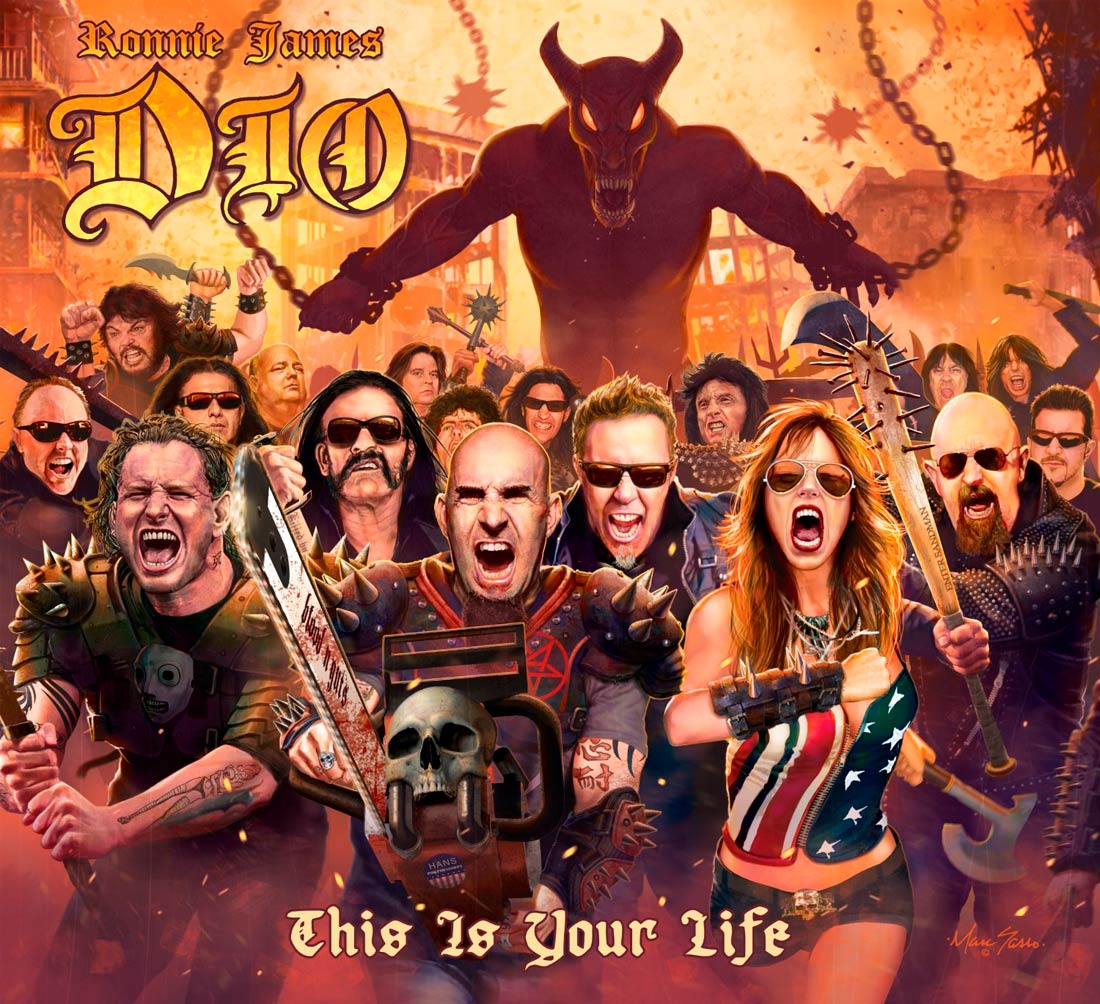 Ronnie James Dio: This is your life, la portada del disco