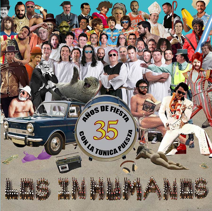 Los inhumanos: 35 años de fiesta, con la túnica puesta - portada