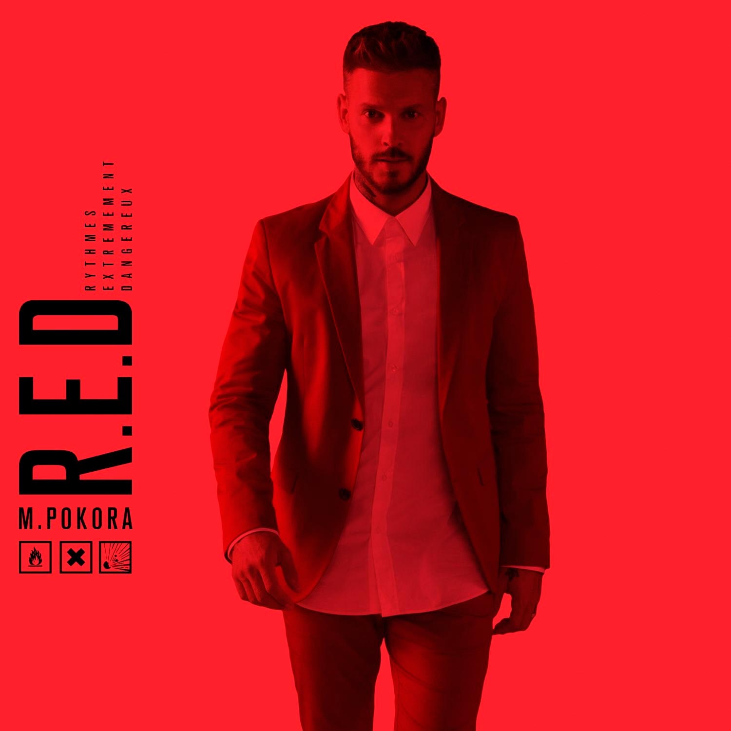 M. Pokora: R.E.D (Rythmes extrêmement dangereux) - portada