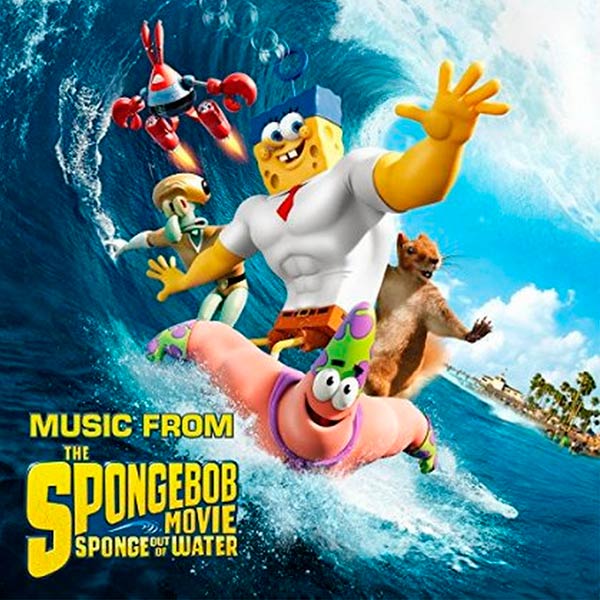 Music from The Spongebob movie. Sponge out of water - portada