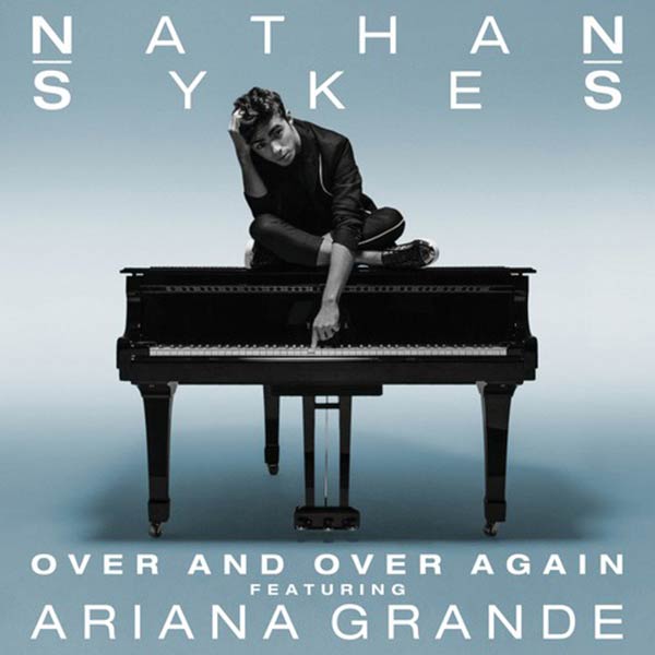 Nathan Sykes con Ariana Grande: Over and over again - portada