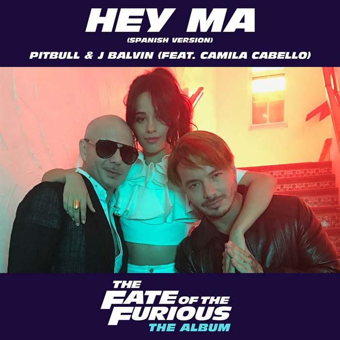 Pitbull con Camila Cabello y J Balvin: Hey Ma - portada