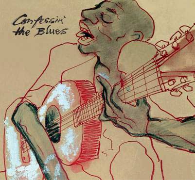 Confessin' the blues, la portada del disco