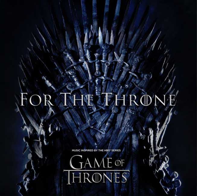 For the throne (Music inspired by the HBO Series Game of Thrones) - portada