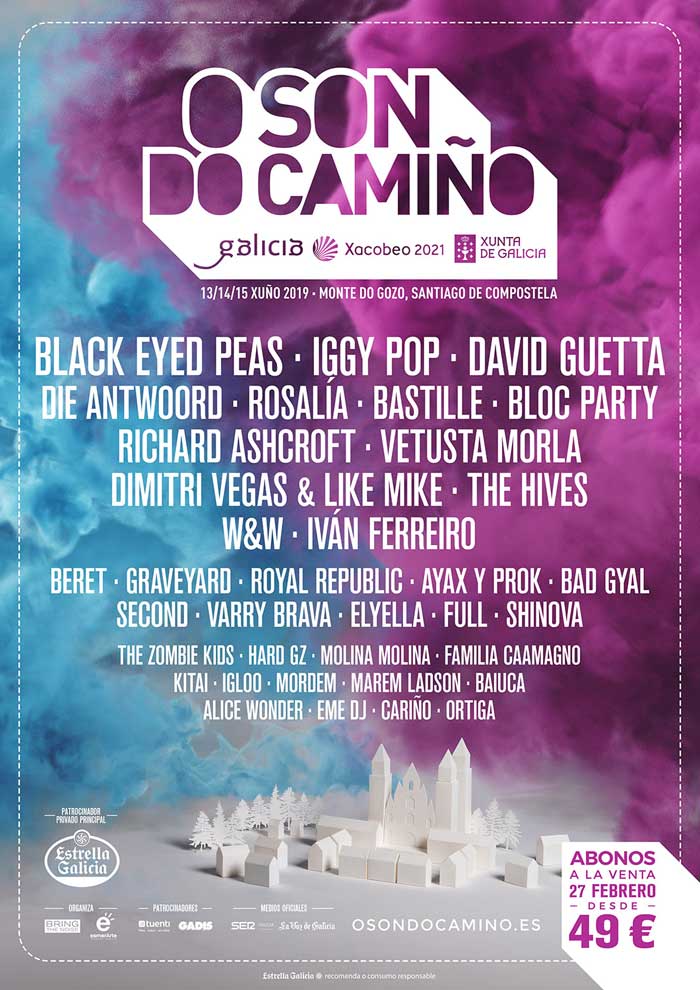 O Son do Camiño Cartel edición 2019