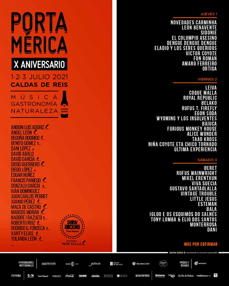 Cartel provisional PortAmérica 2021