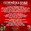 Extremúsika Cartel edición 2021 a 2 de septiembre de 2020 / 2