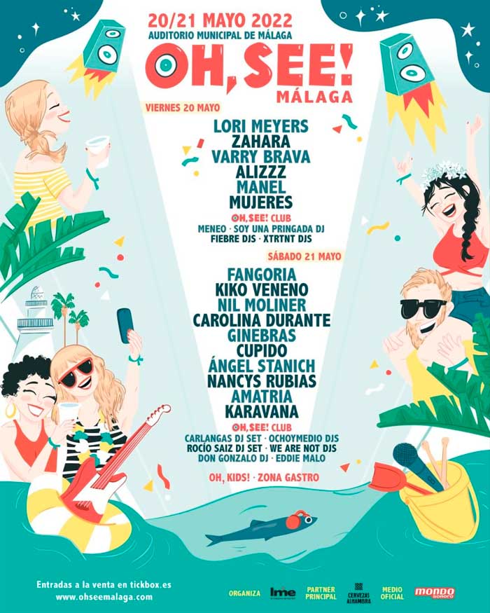 Oh, See! Málaga Cartel por días edición 2022