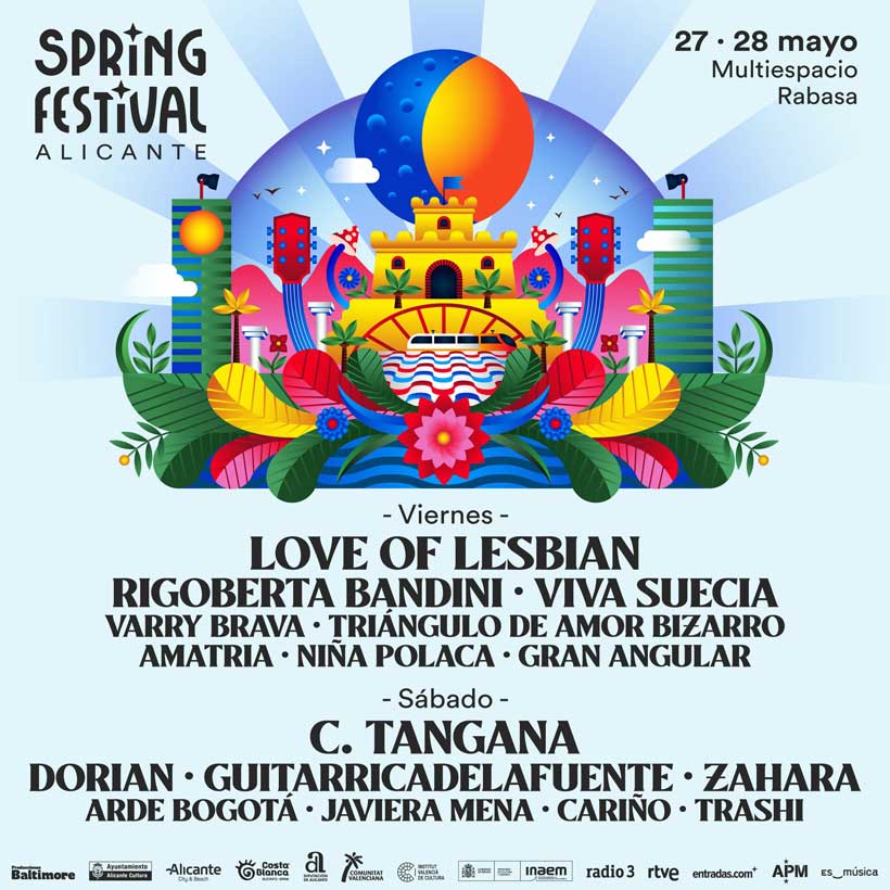 Spring Festival Cartel por días edición 2022