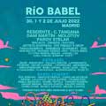 Festival Río Babel Cartel edición 2022 / 1