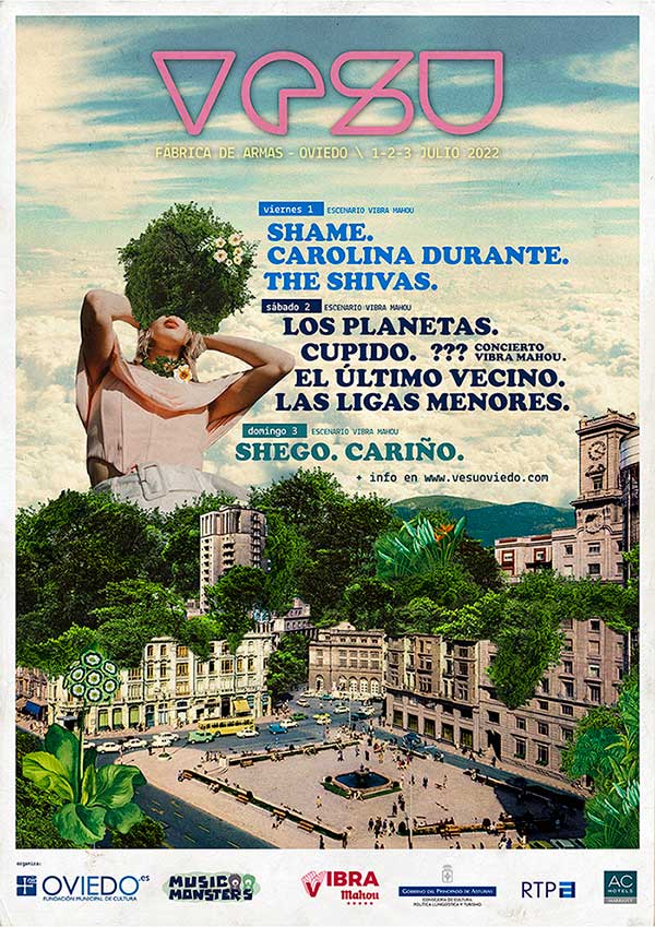Festival VESU Cartel por días edición 2022