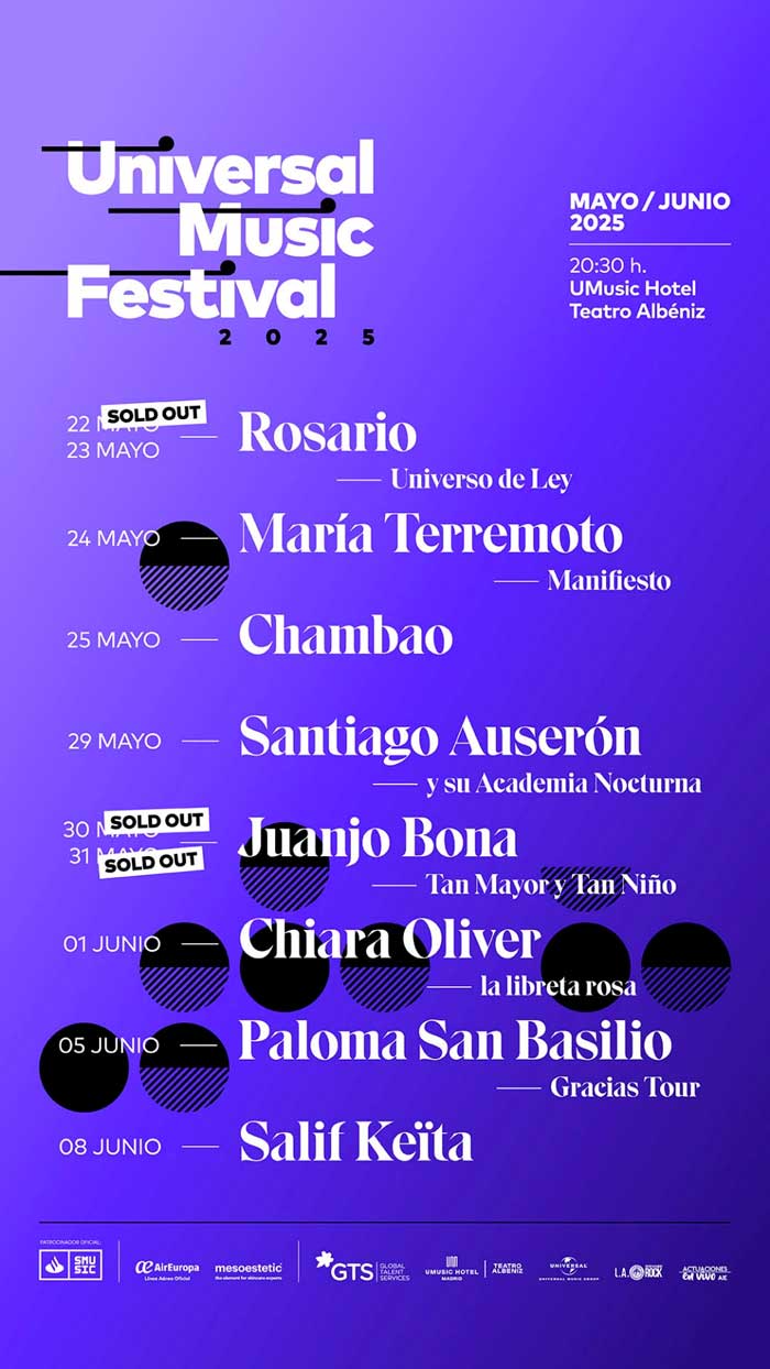 Universal Music Festival Cartel edición 2025