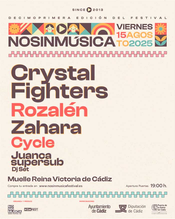 No Sin Música Festival Cartel edición 2025