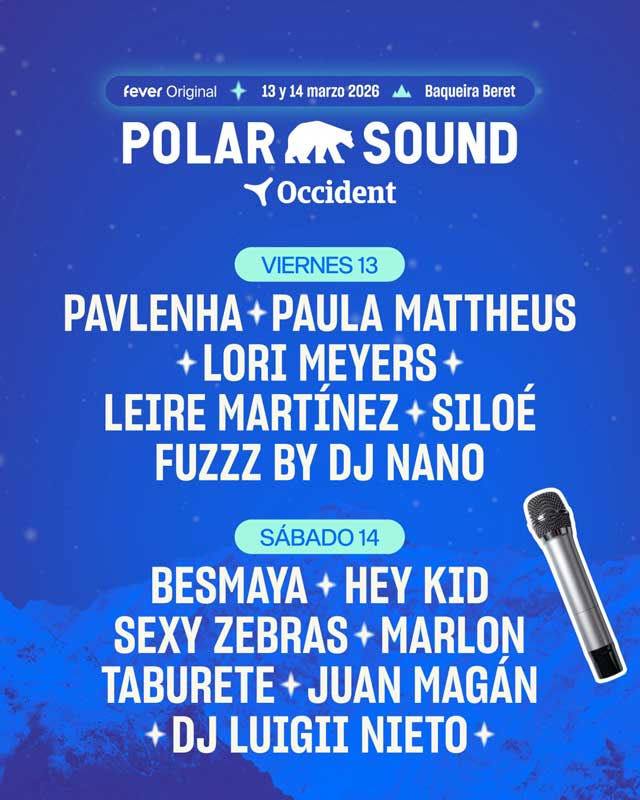 Polar Sound Festival Cartel por días edición 2026