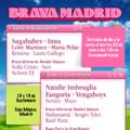 Brava Madrid Cartel por días edición 2026 / 2