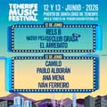 Tenerife Music Festival Cartel por días edición 2026