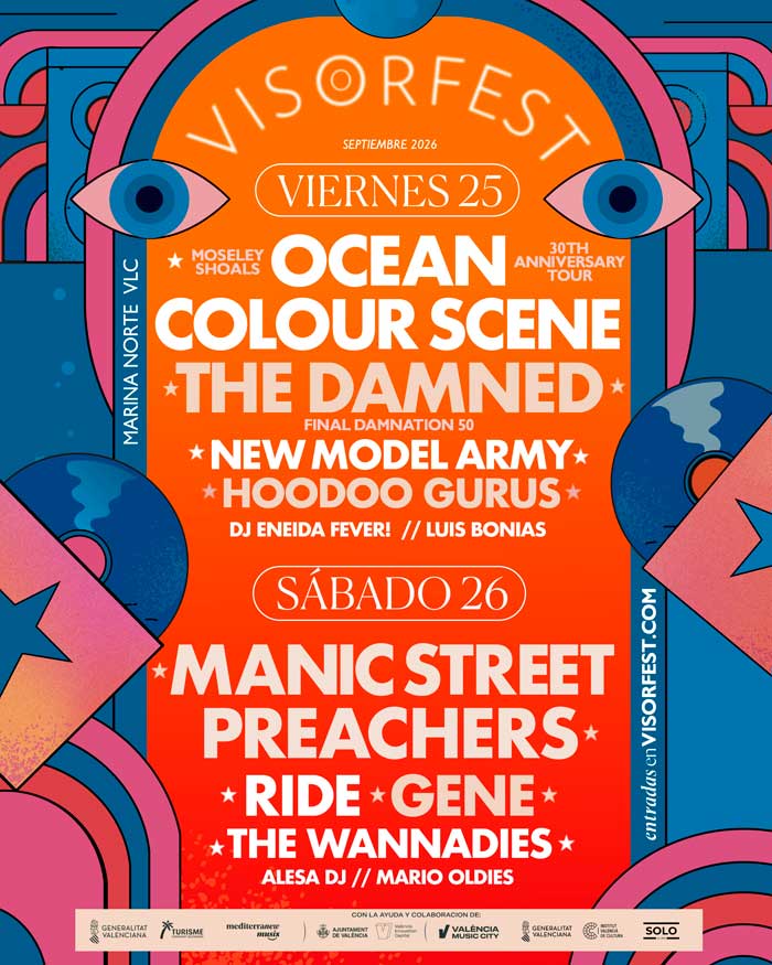 Visor Fest Cartel por días edición 2026