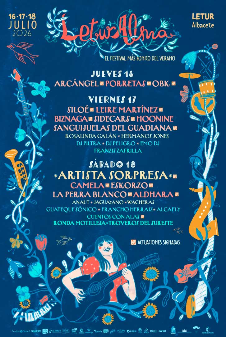 LeturAlma Cartel por días edición 2026