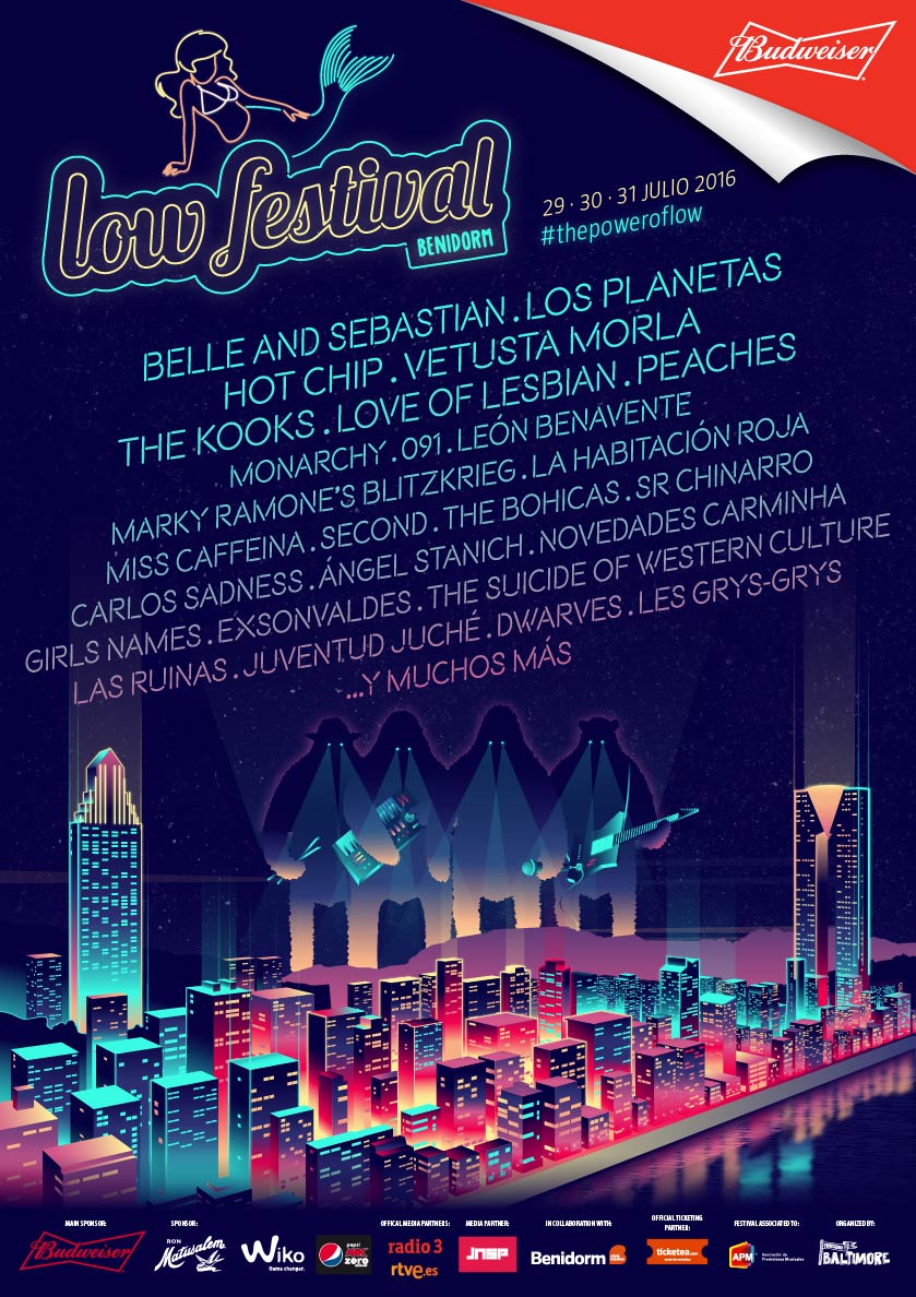 Cartel provisional del Low Festival 2016