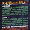 Festival de les Arts Cartel por días edición 2016 / 2
