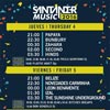 Santander Music Cartel con horarios edición 2016 / 40