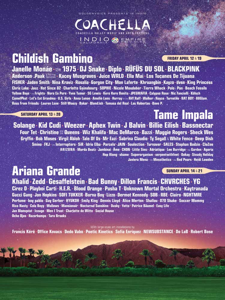 Cartel Coachella 2019