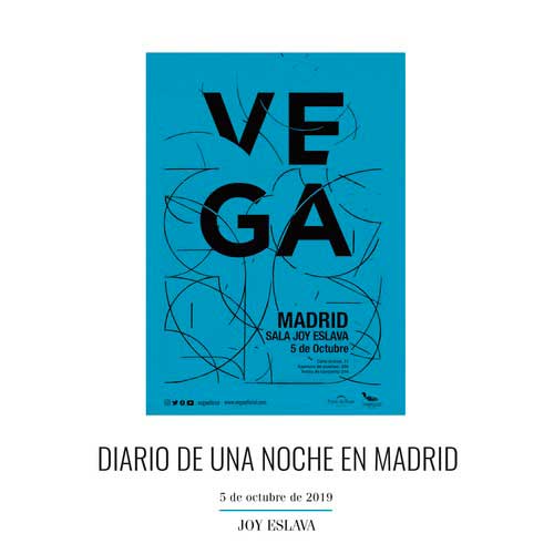 Vega: Diario de una noche en Madrid - portada