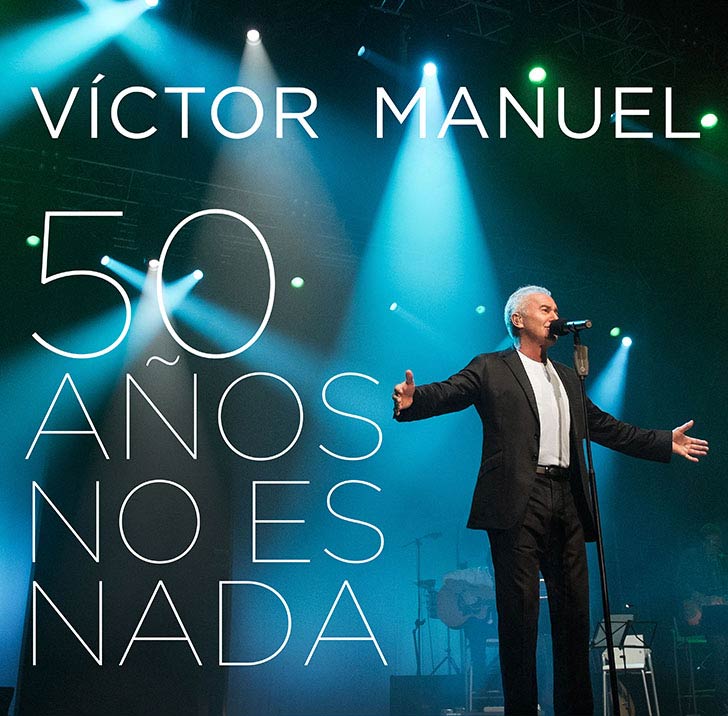 Víctor Manuel: 50 años no es nada - portada