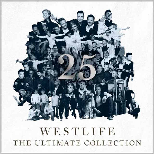 Westlife: 25 - The ultimate collection - portada