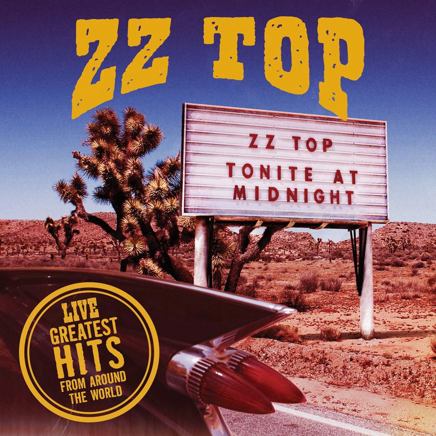 ZZ Top: Greatest hits live, la portada del disco