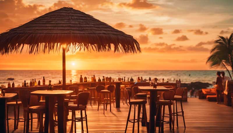 Terraza musical de verano