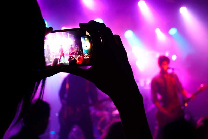 Grabación en concierto