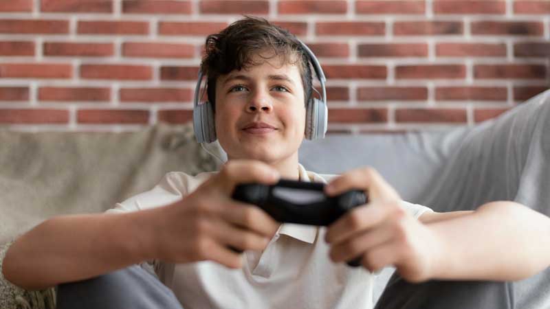 Jugando a videojuegos