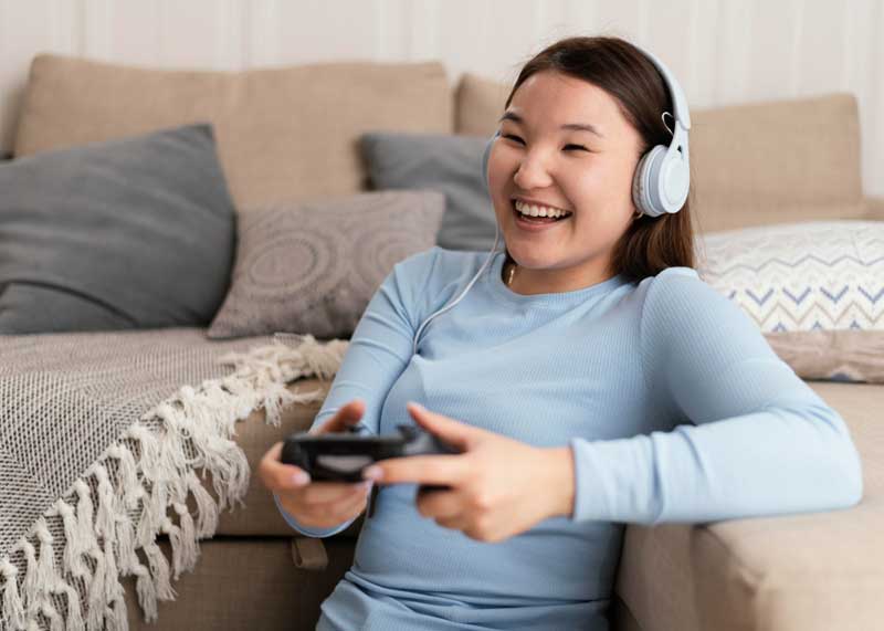 Jugando a videojuegos