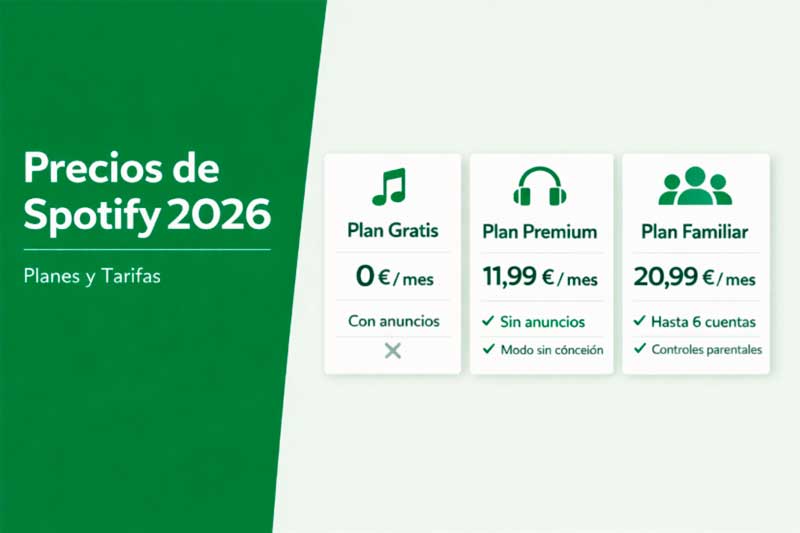 precios de spotify
