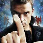 Robbie Williams y Mark Ronson en el estudio