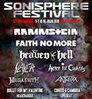 Segunda edicion de Sonisphere