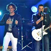 Alejandro Sanz y David Bisbal juntos