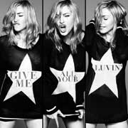 Portada para el "Give me all your luvin'" de Madonna
