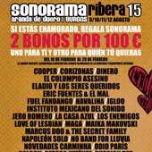 Cartel de Sonorama Ribera 15