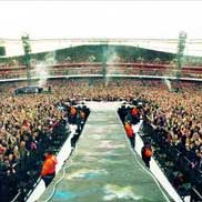 London glowed in the dark