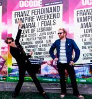 Franz Ferdinand en la presentación del Dcode Festival 2013