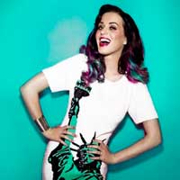 Katy Perry de promo en Saturday Night Live