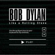 Video interactivo para "Like a Rolling Stone" de Bob Dylan