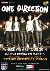 Segunda fecha de One Direction en Madrid