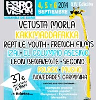 Los nombres de la 14 edición del Festival Ebrovisión