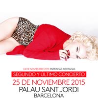 2º concierto de Madonna en Barcelona en noviembre de 2015