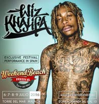 Wiz Khalifa al Weekend Beach Festival