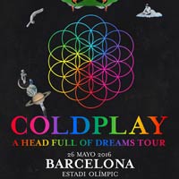Coldplay en concierto en Barcelona en 2016