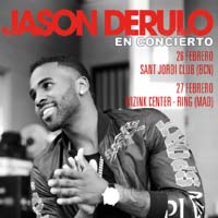 Conciertos de Jason Derulo en Barcelona y Madrid
